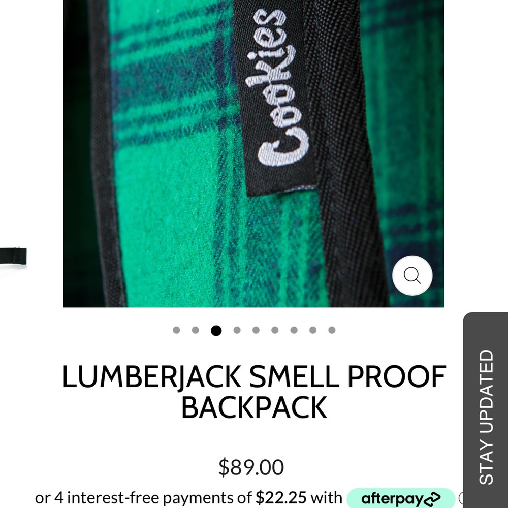 Authentic “ Cookies “ Lumberjack Backpacks. - Picture 5 of 7